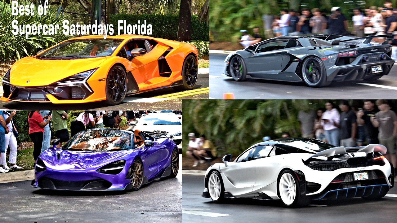 BEST of Supercar Saturdays Florida | Pullouts, Launches, & Full Sends!! Valentines Day 2026