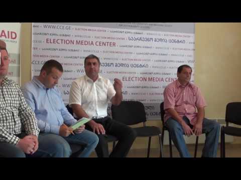 დებატები ოზურგეთის მაჟორიტარობის კანდიდატებს შორის