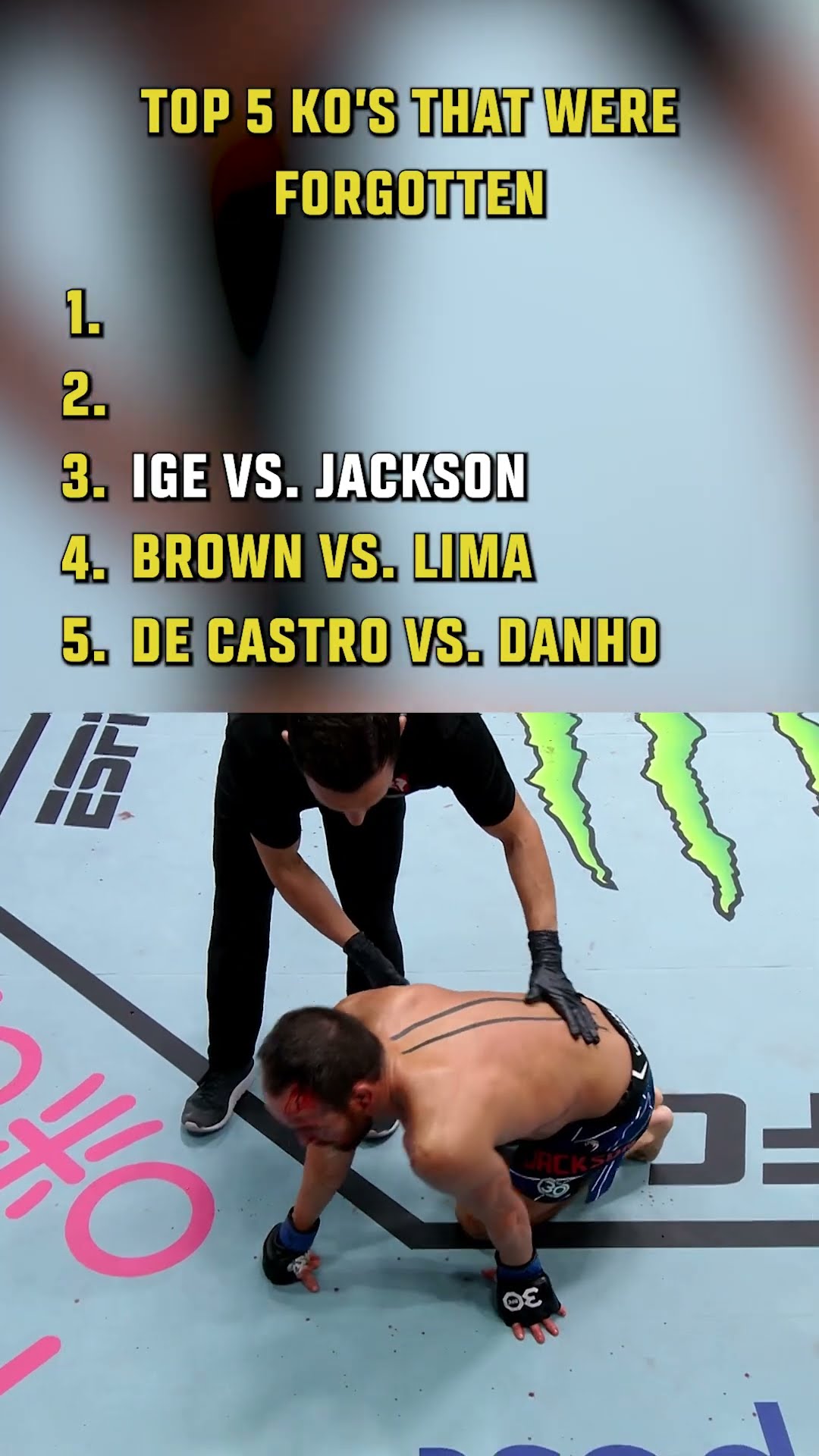 Top 5 Forgotten KOs ☠️ #ufc