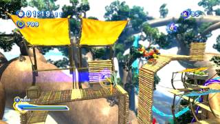 Sonic Generations- Sonic Unleashed Camera Test 60FPS