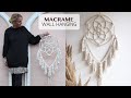 DIY Tutorial Macrame Mandala / Macrame Boho Wall Hanging / Boho Wedding
