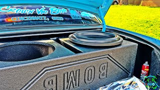 Day 1 Of Me Presidential Kam Installing My New Music System Subs, Tv Deck, Wires, Amp In The Vic