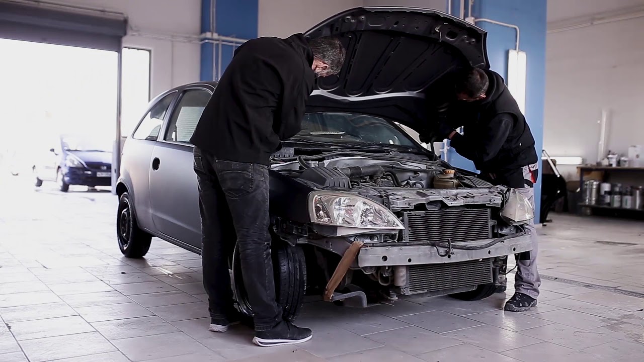 Car Tender  Ολική βαφή Οχήματος εξυπηρετησης πελατών