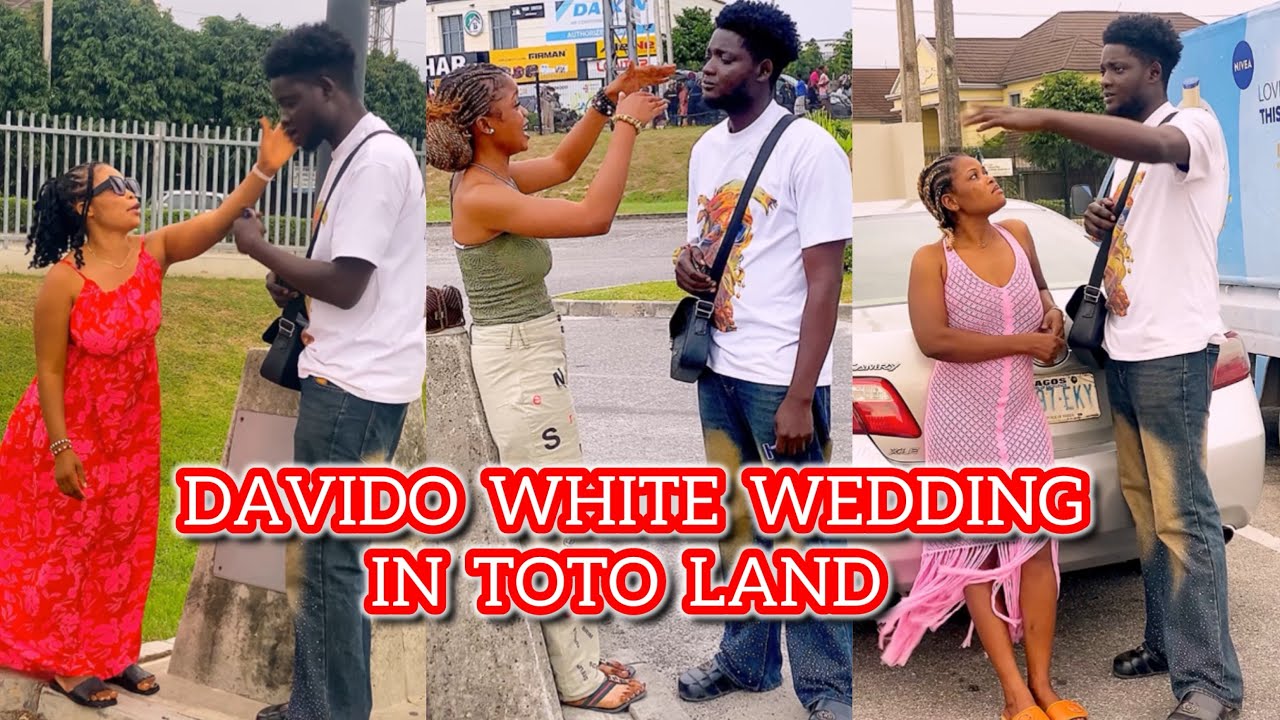 DAVIDO WHITE WEDDING 💒 IN TOTO LAND 