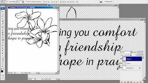 Using Digital Stamps to Create Designer Paper Background