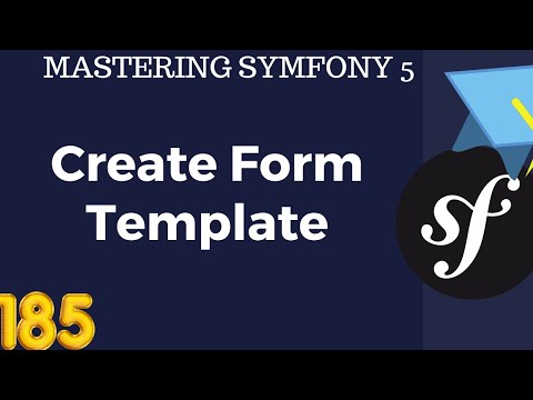 #185 Symfony 5 Course Arabic- Form Template بالعربي Symfony شرح