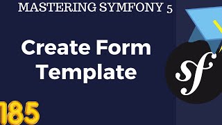 #185 Symfony 5 Course Arabic- Form Template بالعربي Symfony شرح screenshot 4