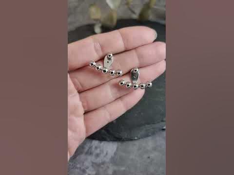 Серьги-джекеты. Заказывайте по ссылке в описании. - YouTube