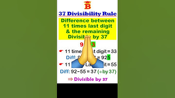 37 Divisibility Rule