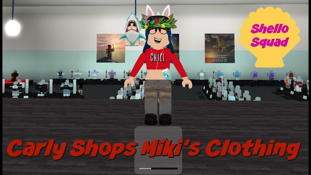 Gaming With Carly Shopping Spree At Mikis Clothing Youtube - roblox mikis clothing