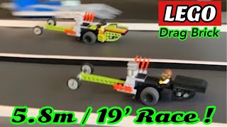 LEGO DRAG RACING WRECKS & WHEELIES Custom DRAG BRICK 1