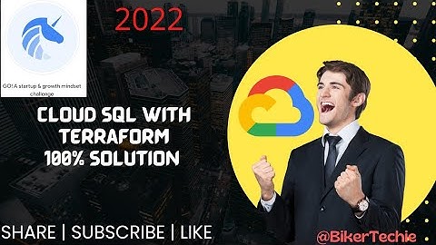 Cloud Sql with Terraform