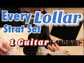 Lollar Strat-a-Thon Blond vs Blackface vs Tweed vs Special - Same Guitar -