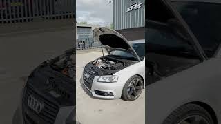PD140 2.0 TDI Audi A3 😮💨 280HP & 400 Ft/Lb of torque. 📈👀 #A3 #pd140 #audipd #DarksideDevelopments