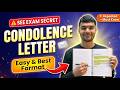 How to Write a Condolence in English | Condolence Letter | Sympathy Message