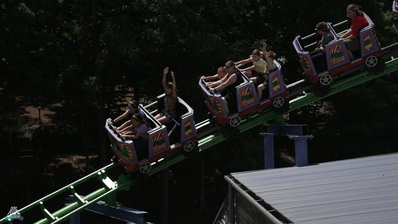 Joker Funhouse Coaster Six Flags Over Chance Rides Big