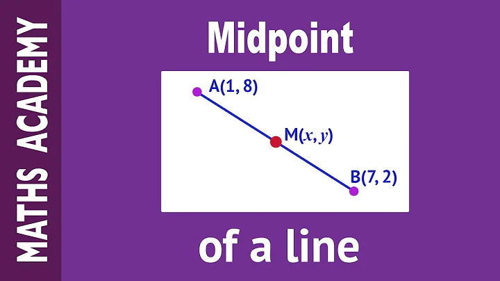 How to Find the Midpoint of a Line - Cambridge iGCSE