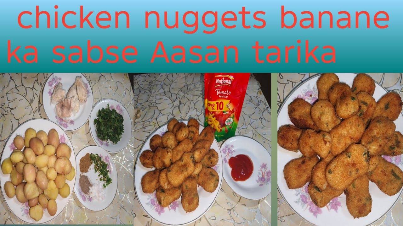 Chicken nuggets banane ka bahut Aasan tarika🐓🌹🌺🌈