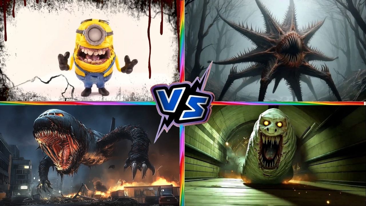 Minions 💛😈 🆚 STAR MONSTER ⭐💀 🆚 INFECTED SKY ☁️👿 🆚 Thomas Tank TRAIN EATER 🚂👹 | Tiles Hop Battle