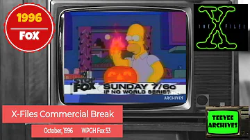 X-Files Commercial Break - October 1996 (War of the Coprophages)