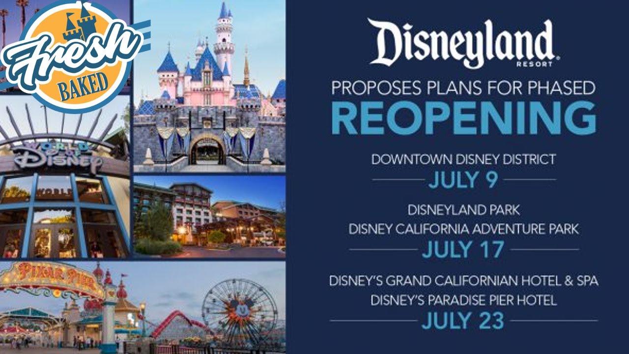 Disneyland reopening date announced!