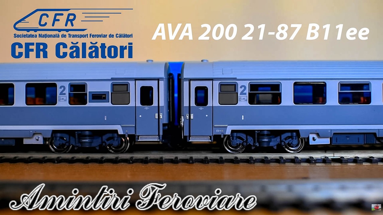 Unboxing & Prezentare Vagoane seria 21-87 B11ee Amintiri Feroviare | AF 20008 & 20009