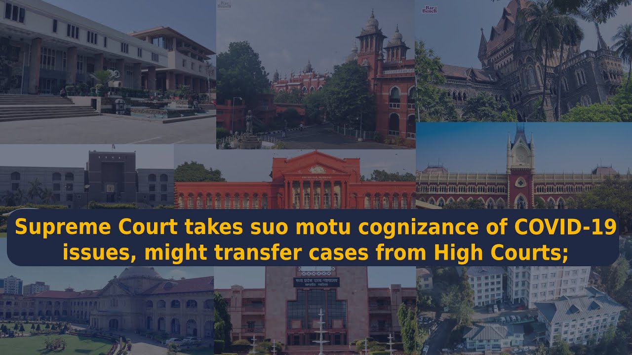 Supreme Court takes suo motu cognizance of COVID-19 issues, might ...