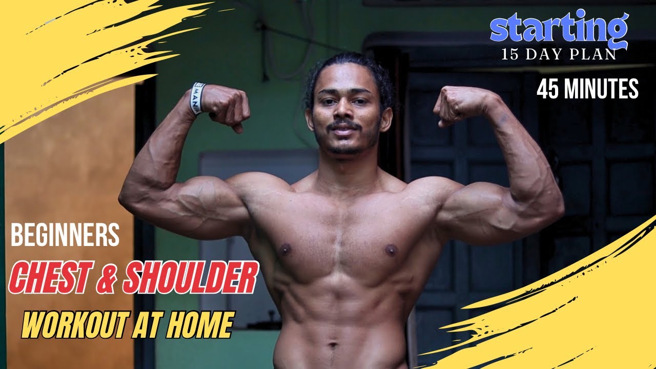 chest workout without equipment for 1 day starting beginner | dream ...