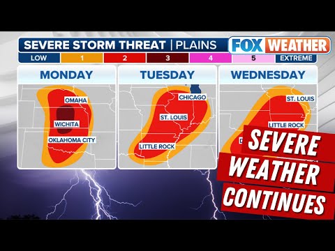 Central US Braces For More Strong, Severe Storms Again Next Week