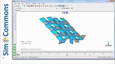 Mecway / Calculix - simple dynamics 2