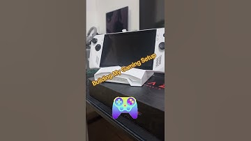 Building my gaming setup #rogally #gamingsetup