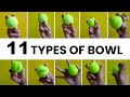 All types of cricket bowling  griprelease  fast spin cutter  total  11  rcs india