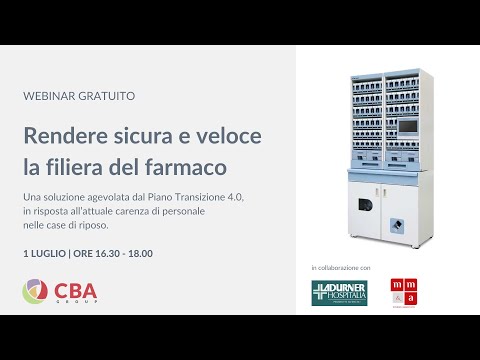 Webinar Rendere sicura e veloce la filiera del farmaco