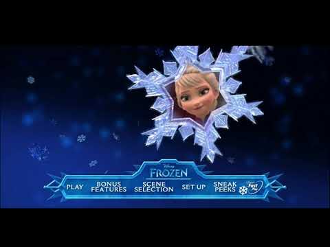 Frozen (2013) - Dvd Menu Walkthrough