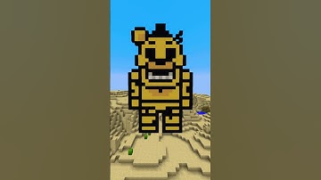 Wait for it… 😨 #shorts #minecraft #fnaf