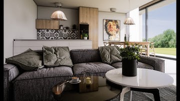 Speed level Archviz design : Country House Unreal Engine 4