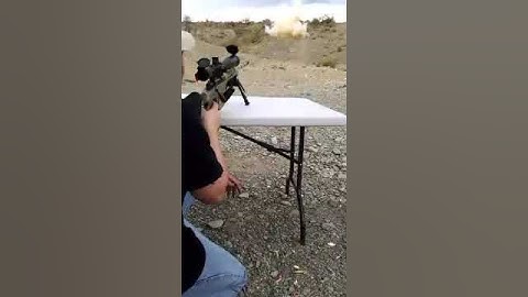 Me vs 2lb binary explosive with thet .308