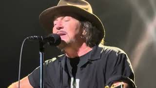 Pearl Jam (EV solo) 5/16/24 covering “Maybe it’s time” @ MGM grand garden LV NV