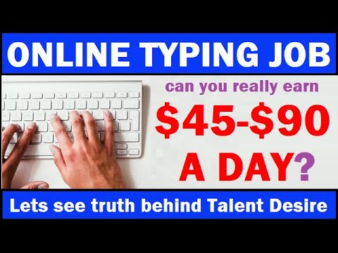 online typing jobs talent desire