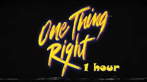Marshmello x Kane Brown - One Thing Right (1 hour).