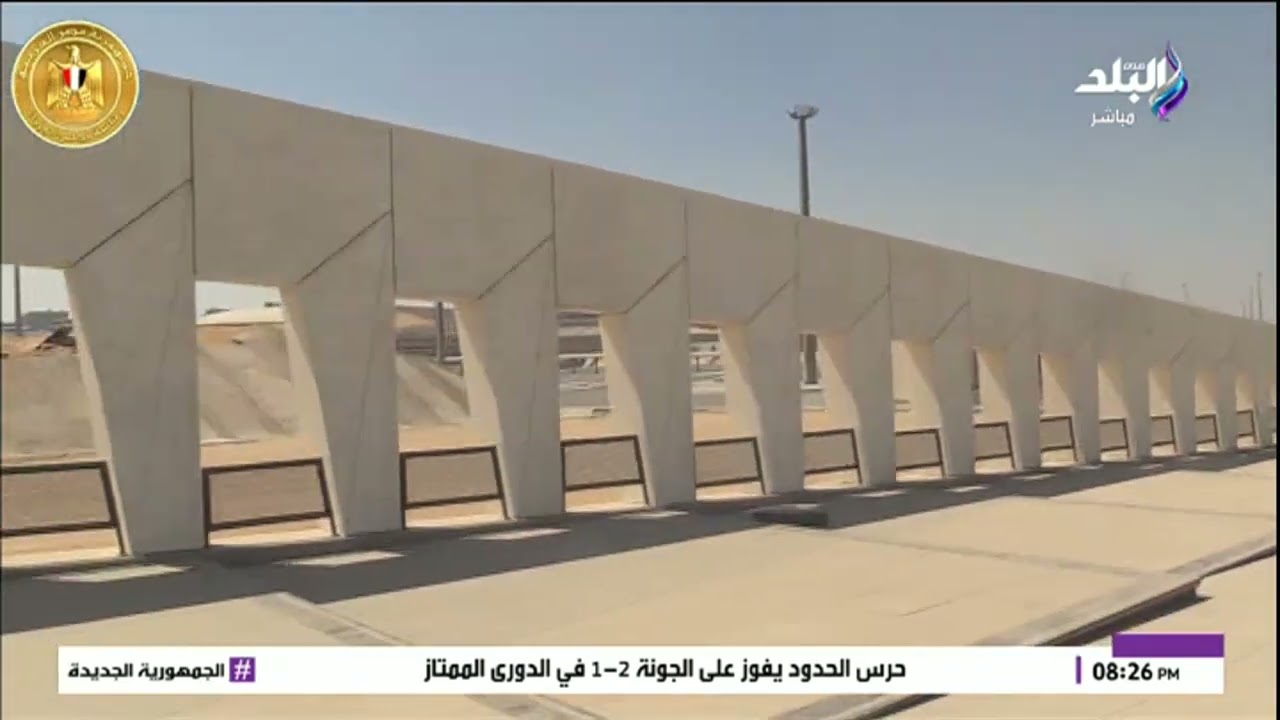 د. مصطفى مدبولي رئيس مجلس الوزراء يتفقد أعمال تطوير مطار سفنكس الدولي