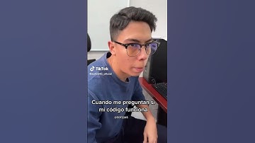 Cuando me preguntan si mi código funciona #shorts