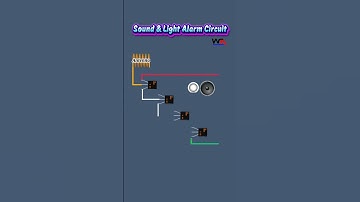 Simple Sound & Light Alarm Circuit...Diy Electronics Project #alarmcircuit #electronicproject