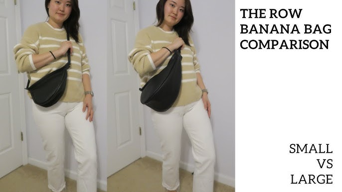 The row small slouchy banana bag reveal and review 