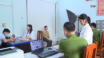 Công an Thanh Hóa cấp căn cước và tài khoản định danh điện tử trong dịp nghỉ lễ
