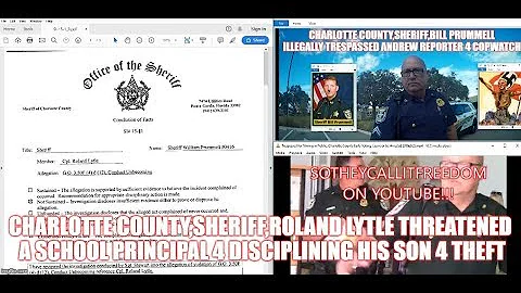 CHARLOTTE COUNTY,SHERIFF,R...  LYTLE THREATENED A ...