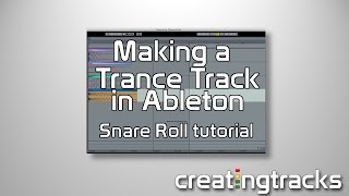 Trance Tutorial - Snare Build Roll part one