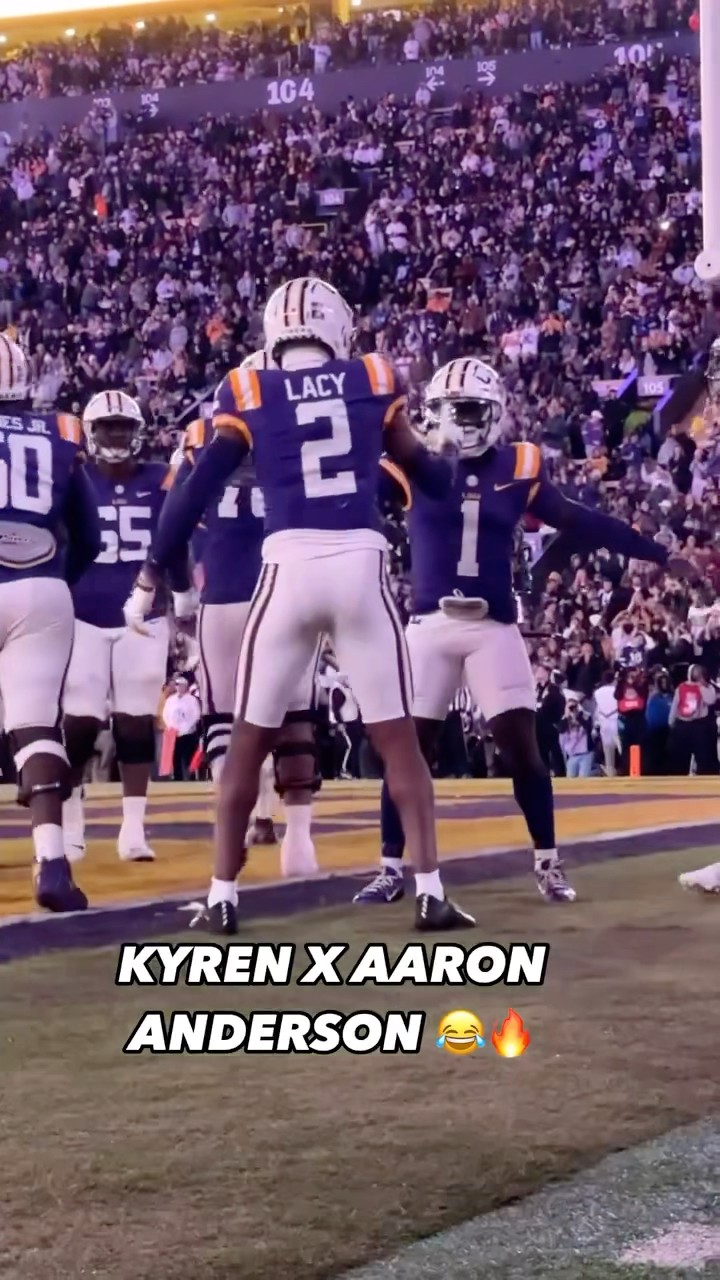 LSU Football Kyren Lacy x Aaron Anderson celebration ?
