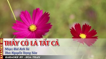Karaoke Thầy cô là tất cả - Âm nhạc 6 - Sách KNTT