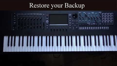 Roland Fantom 6 - Backup RESTORE